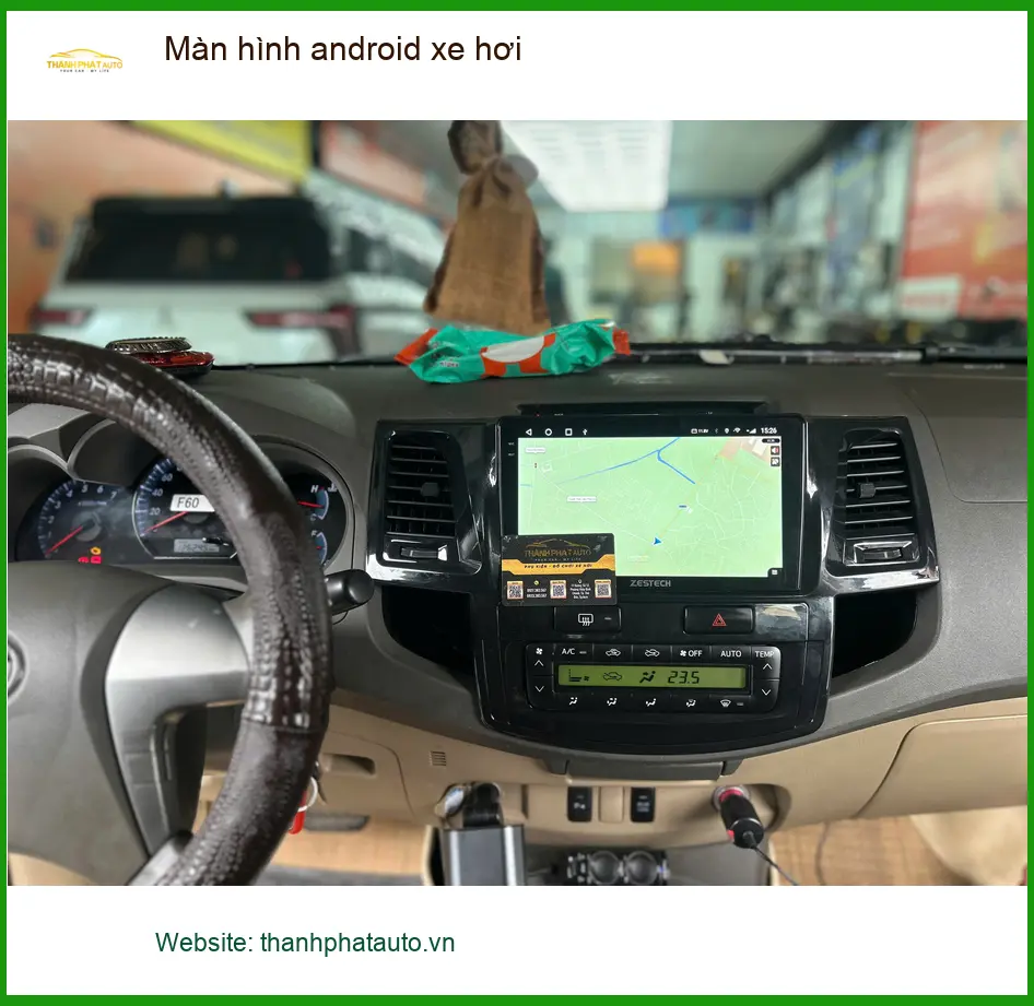 Anh Hưng lắp màn hình Android xe hơi cho Toyota Vios tại Quận 12