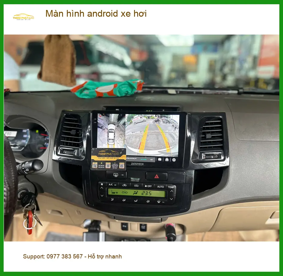 Anh Hưng lắp màn hình Android xe hơi cho Toyota Vios tại Quận 12 ảnh thực tế 2