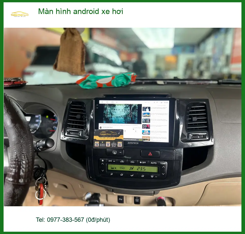 Anh Hưng lắp màn hình Android xe hơi cho Toyota Vios tại Quận 12 ảnh thực tế 5