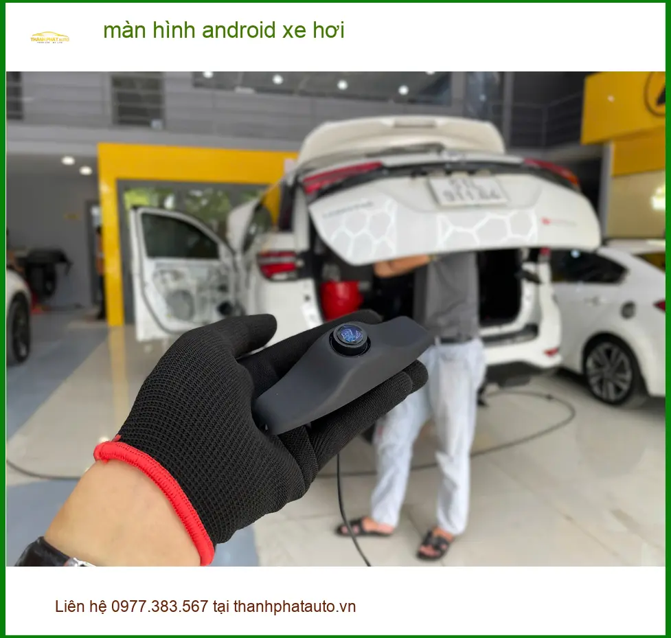 Anh Duy lắp màn hình Android xe hơi Hyundai Accent tại Gò Vấp uy tín ảnh thực tế 3