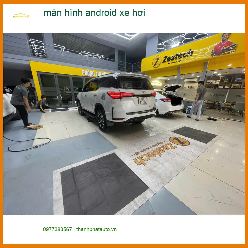 Anh Duy lắp màn hình Android xe hơi Hyundai Accent tại Gò Vấp uy tín ảnh thực tế 4