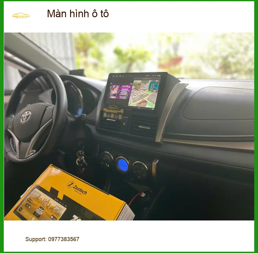 Chị Mai lắp màn hình ô tô cho Toyota Cross tại Quận 10 để nâng cấp trải nghiệm lái xe ảnh thực tế 2