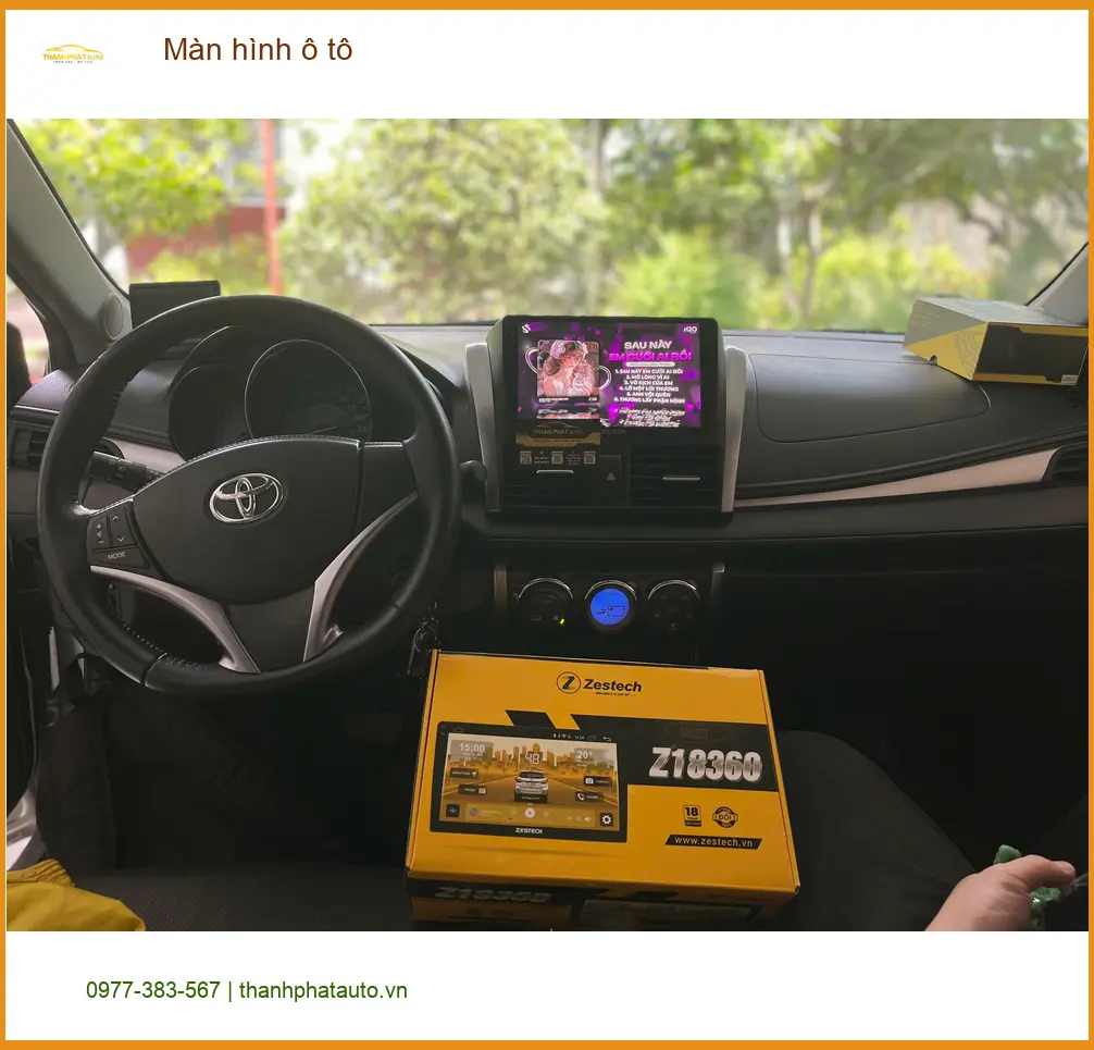 Chị Mai lắp màn hình ô tô cho Toyota Cross tại Quận 10 để nâng cấp trải nghiệm lái xe ảnh thực tế 4