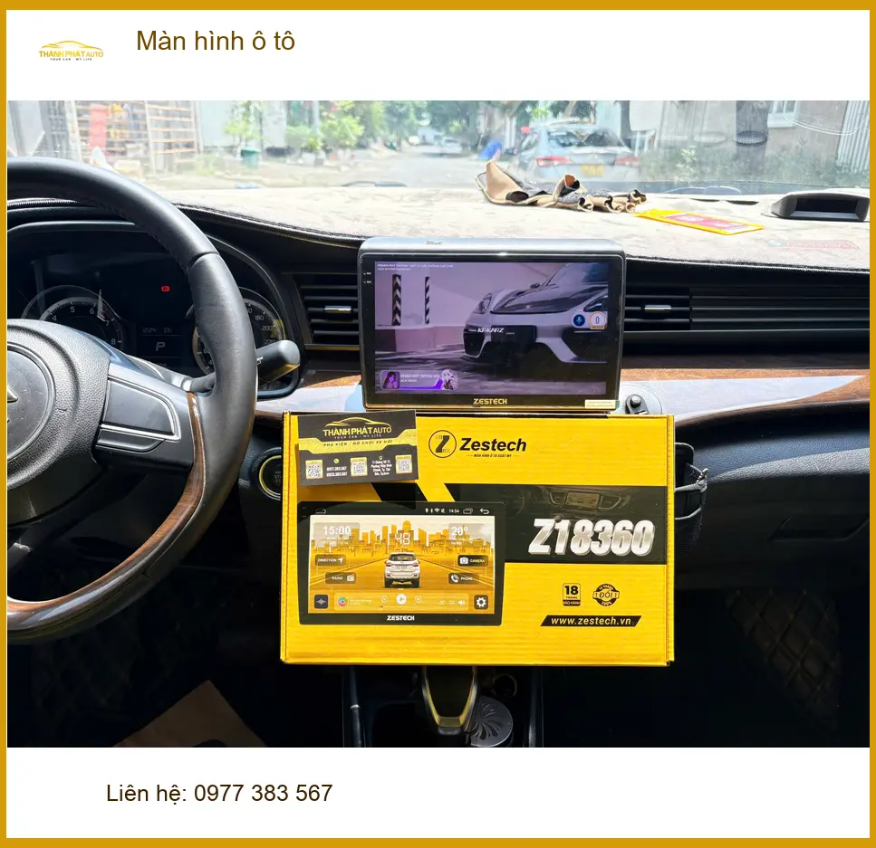 Anh Sỹ lắp màn hình ô tô cho Honda CRV ở Củ Chi vì màn hình cũ đã xuống cấp.