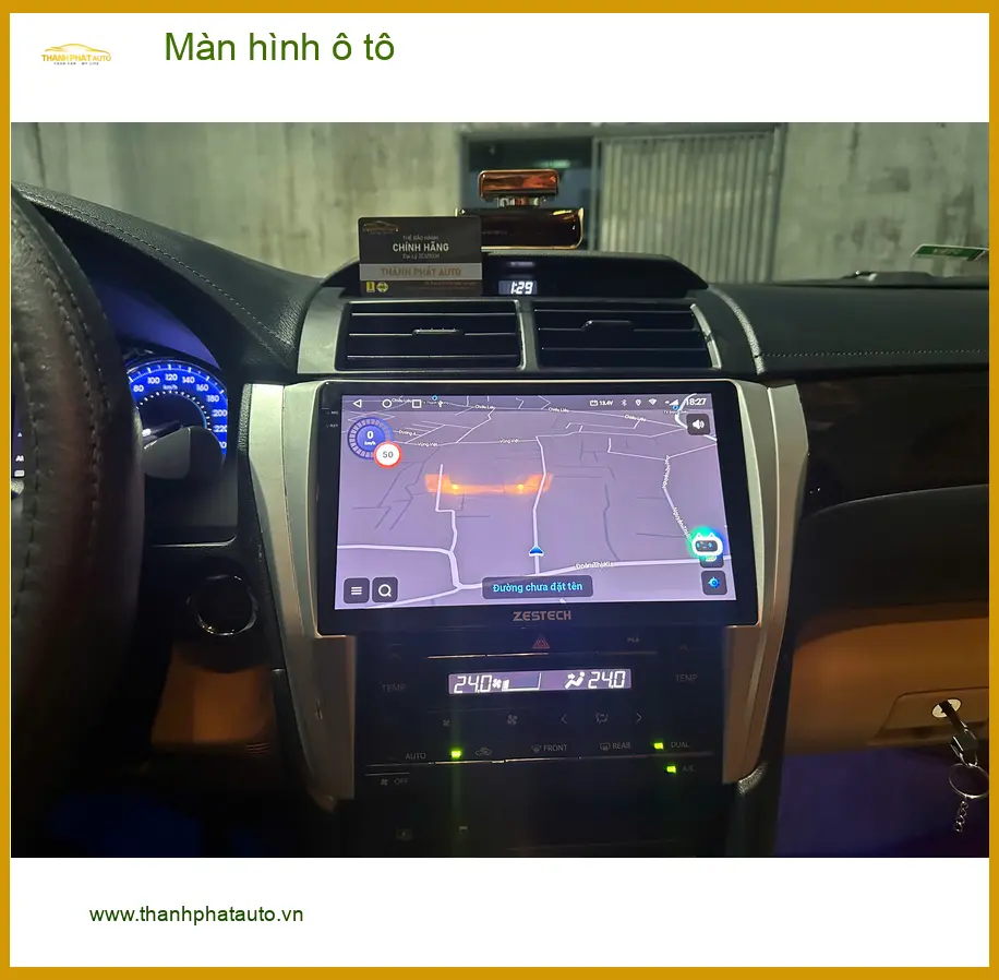 Chị Hương Giang lắp Màn hình ô tô cho Suzuki XL7 tại Quận Tân Phú