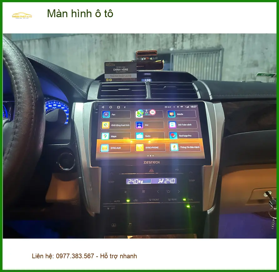 Chị Hương Giang lắp Màn hình ô tô cho Suzuki XL7 tại Quận Tân Phú ảnh thực tế 2