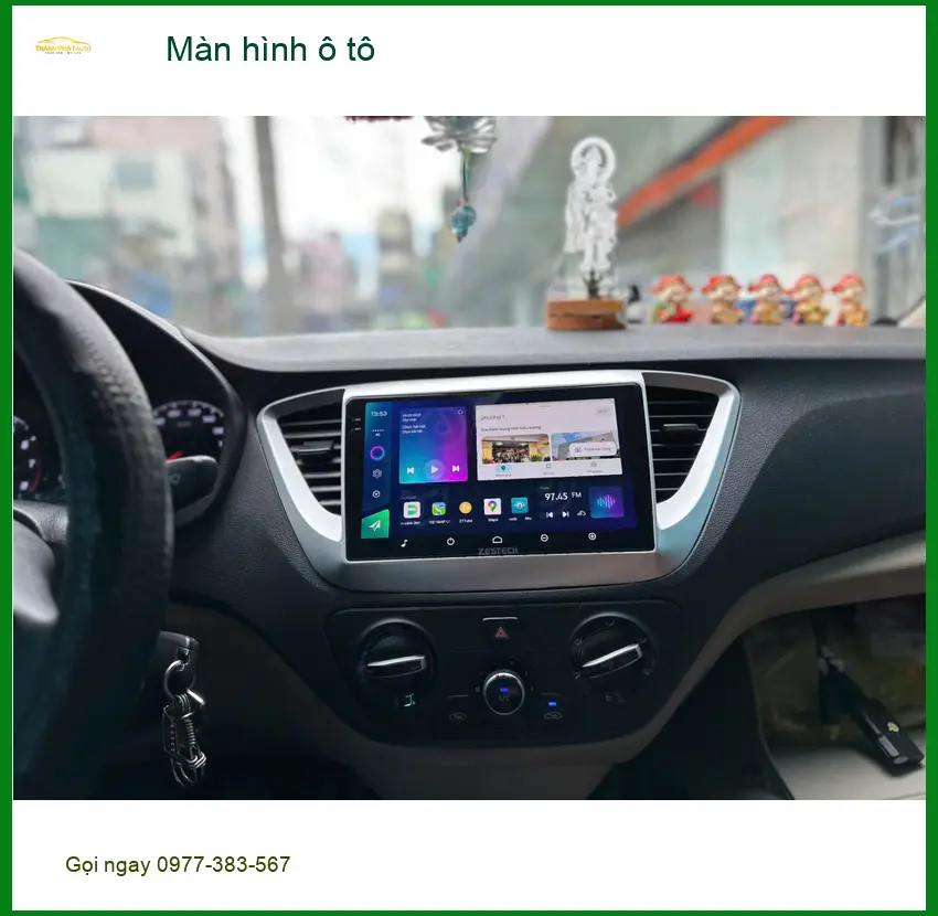 Anh Tú nâng cấp màn hình ô tô Zestech cho Honda CR-V tại Cần Giờ vì màn zin cũ đã hỏng. ảnh thực tế 2