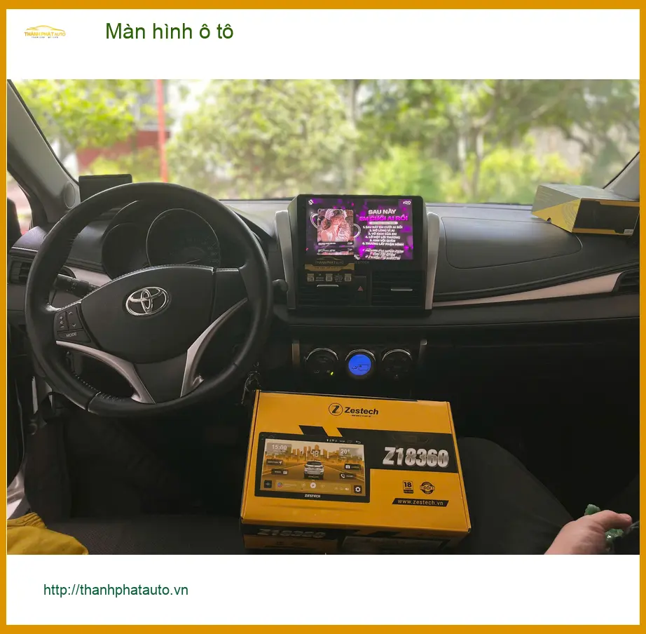 Bác Quý lắp màn hình ô tô Zestech cho Hyundai Accent tại Quận 1 ảnh thực tế 3