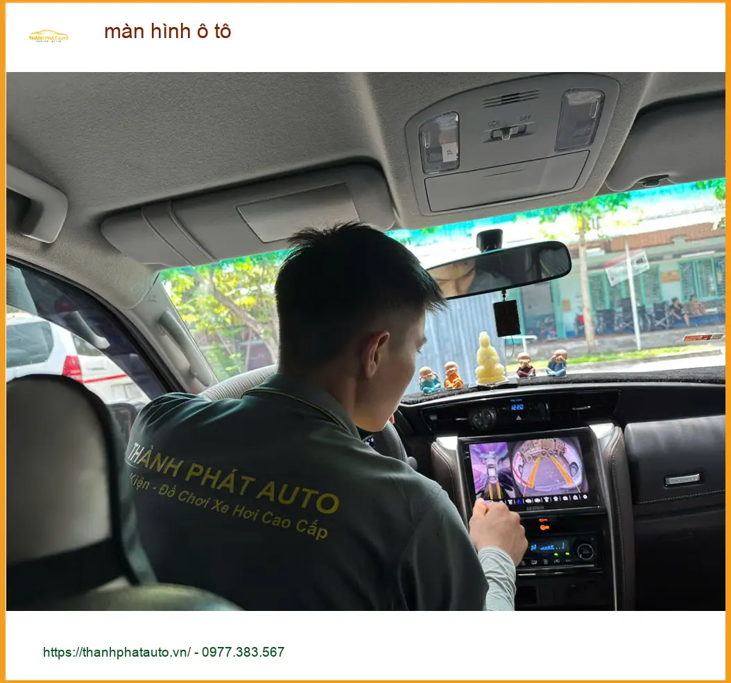 Anh Khải lắp màn hình ô tô Ford Everest Quận Tân Bình nâng cấp tiện ích ảnh thực tế 4