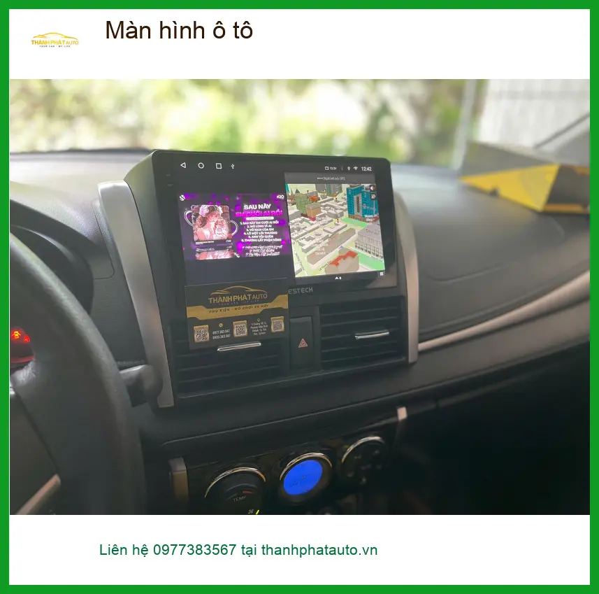 Chị Thúy nâng cấp Màn hình ô tô Hyundai Accent tại Quận 7 tiện nghi hơn