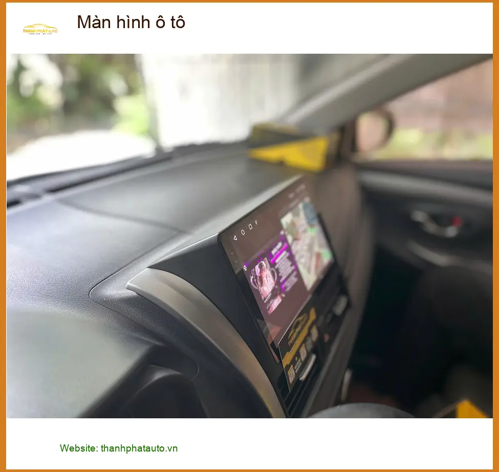 Chị Thúy nâng cấp Màn hình ô tô Hyundai Accent tại Quận 7 tiện nghi hơn ảnh thực tế 2