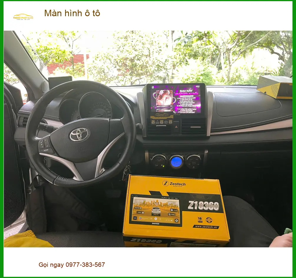 Chị Thúy nâng cấp Màn hình ô tô Hyundai Accent tại Quận 7 tiện nghi hơn ảnh thực tế 3