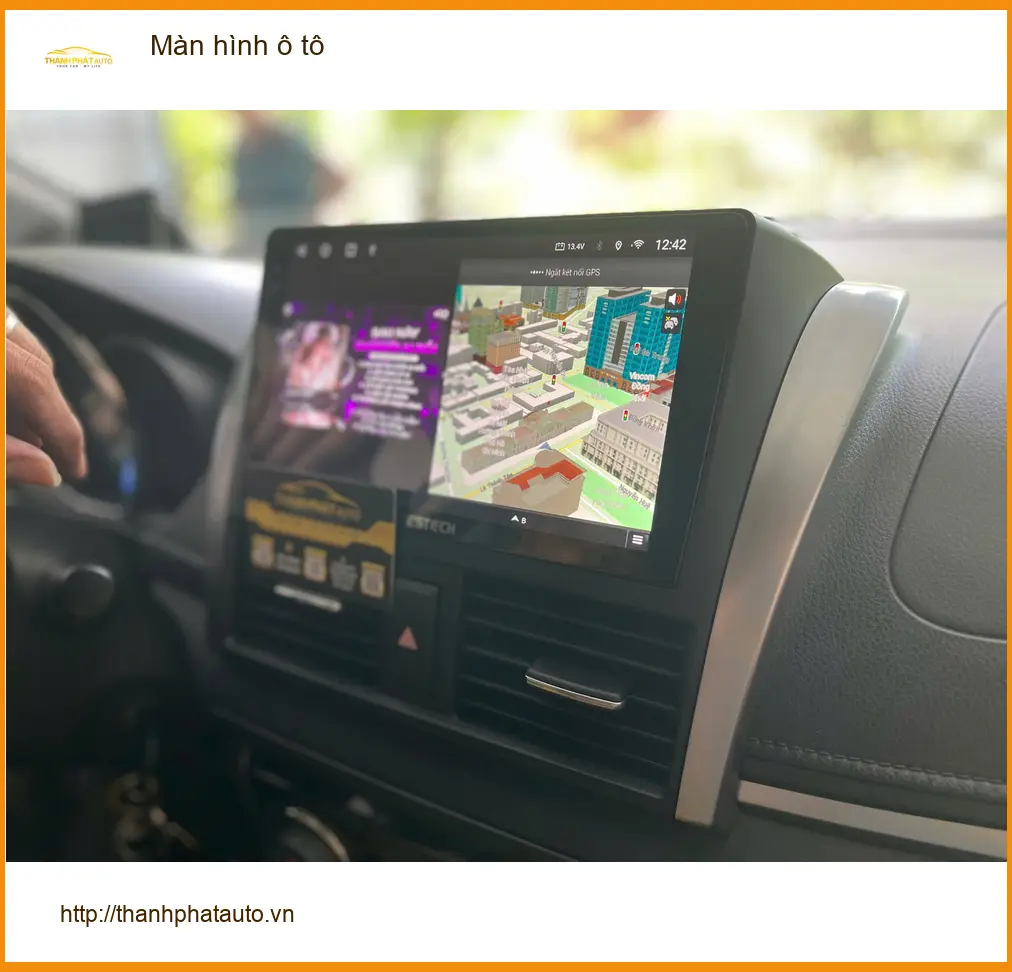 Chị Thúy nâng cấp Màn hình ô tô Hyundai Accent tại Quận 7 tiện nghi hơn ảnh thực tế 4
