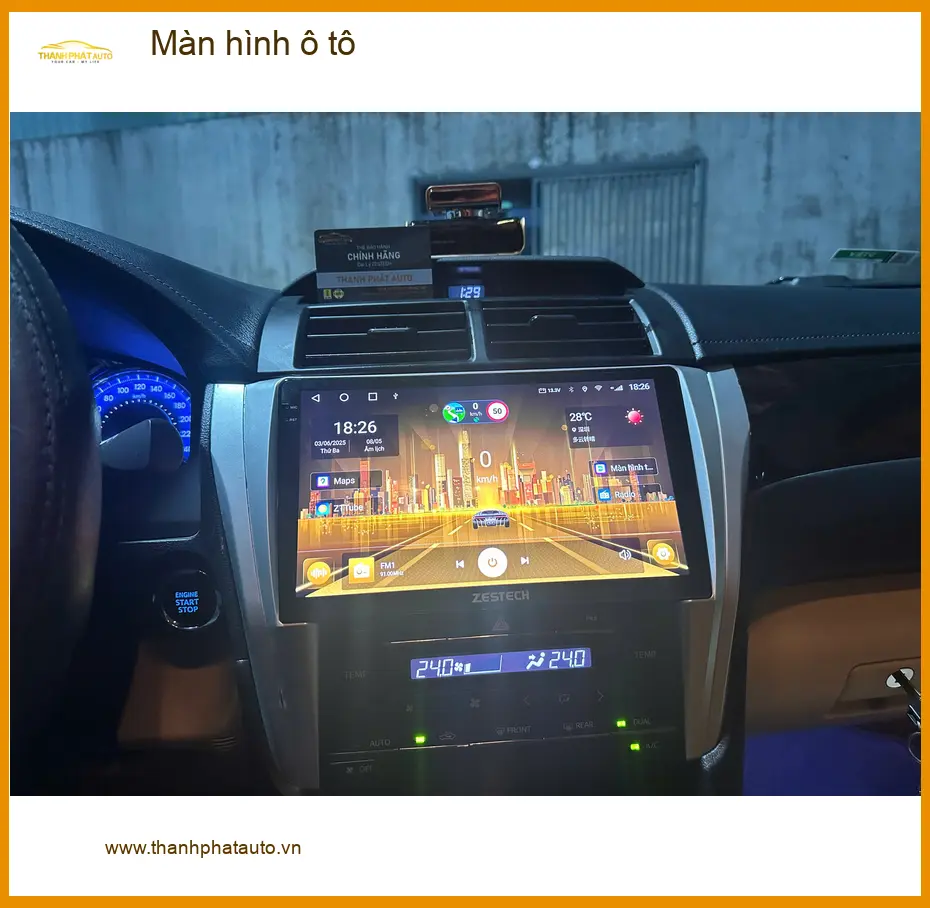 Anh Khải nâng cấp màn hình ô tô Hyundai Accent tại Quận 10: Màn zin quá chậm