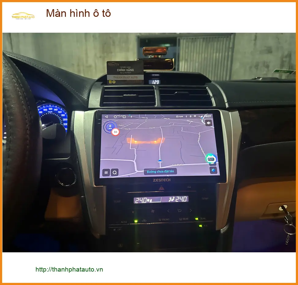 Anh Khải nâng cấp màn hình ô tô Hyundai Accent tại Quận 10: Màn zin quá chậm ảnh thực tế 3