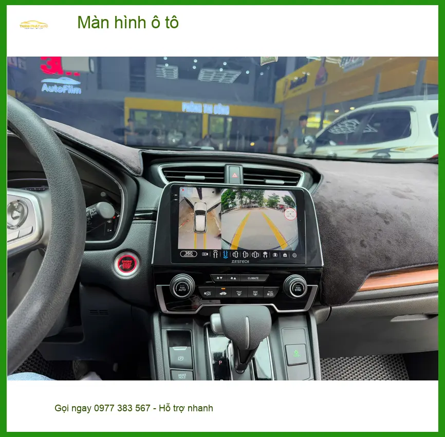 Anh Đạt lắp màn hình ô tô cho Honda CRV tại Củ Chi ảnh thực tế 5