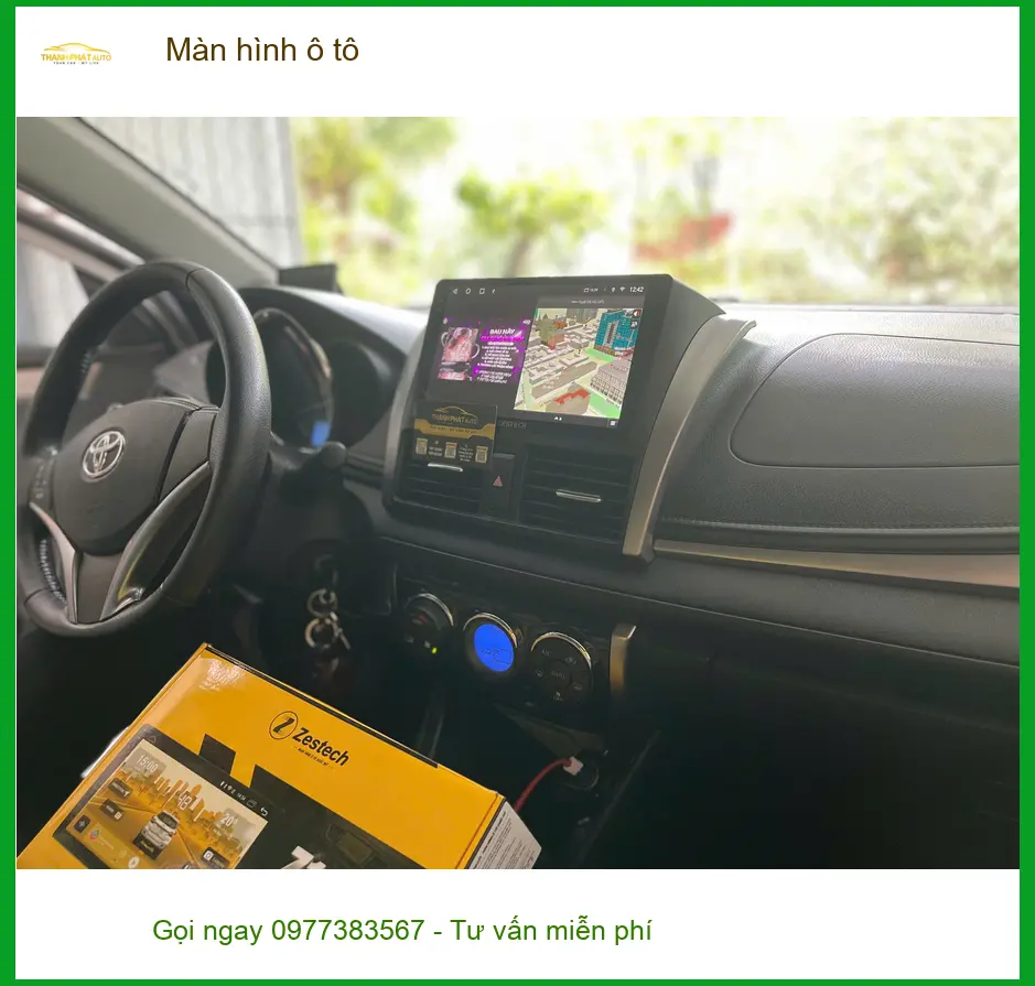 Anh Kiên nâng cấp màn hình ô tô cho Hyundai Accent tại Hóc Môn để lái xe tiện nghi hơn ảnh thực tế 2