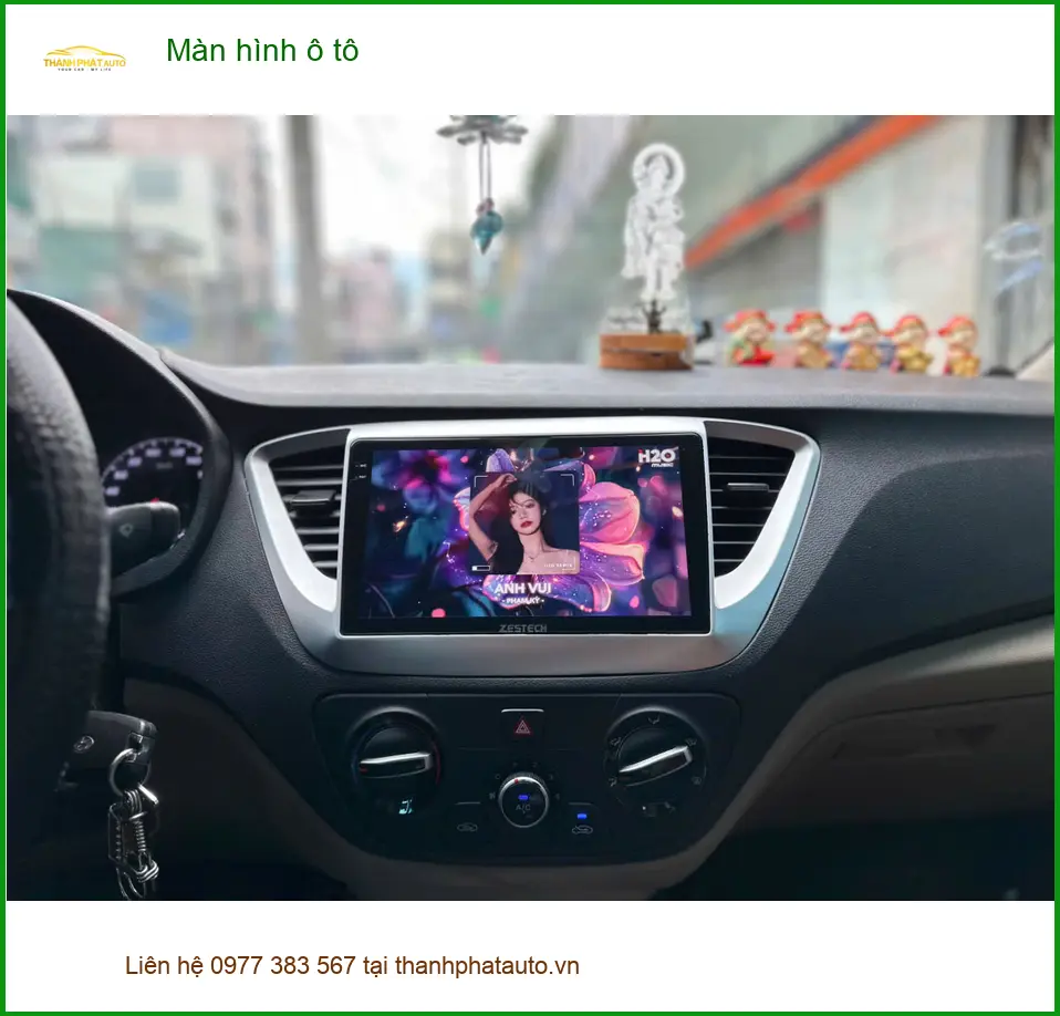 Chú Tấn lắp màn hình ô tô Ford Everest Hóc Môn vì màn zin cũ, thiếu tính năng ảnh thực tế 3