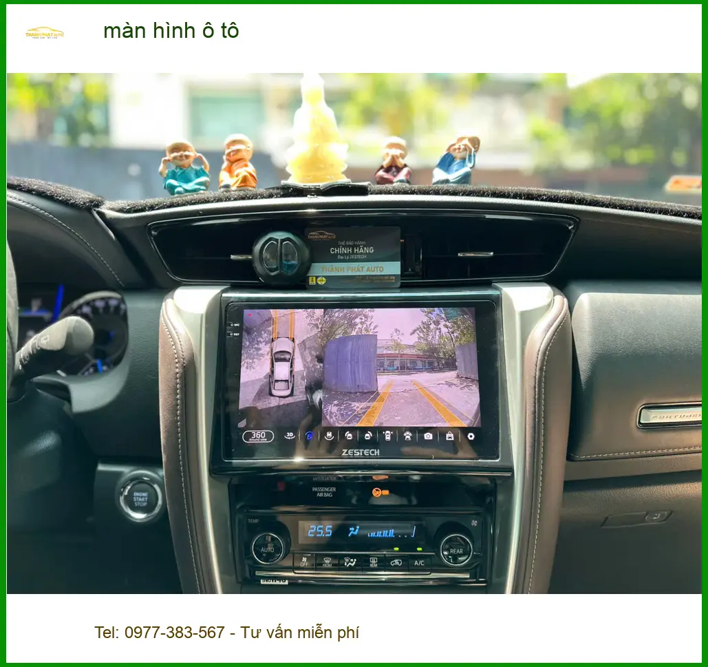 Anh Khôi nâng cấp màn hình ô tô Subaru Forester tại Hóc Môn vì màn zin đã cũ