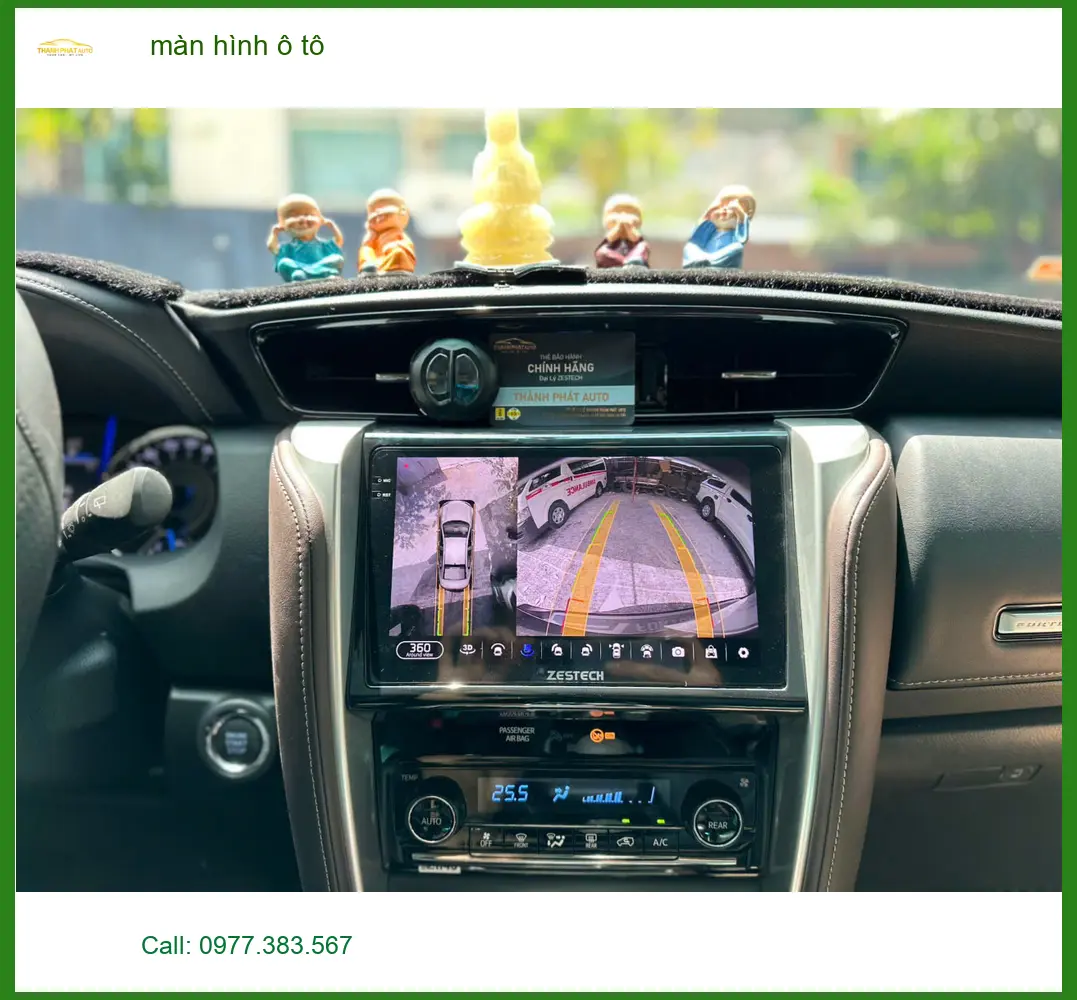Anh Khôi nâng cấp màn hình ô tô Subaru Forester tại Hóc Môn vì màn zin đã cũ ảnh thực tế 2