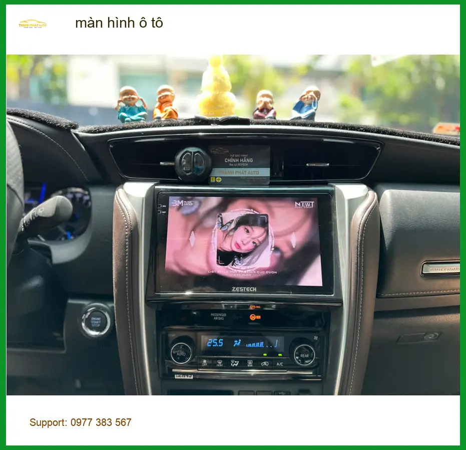Anh Khôi nâng cấp màn hình ô tô Subaru Forester tại Hóc Môn vì màn zin đã cũ ảnh thực tế 5