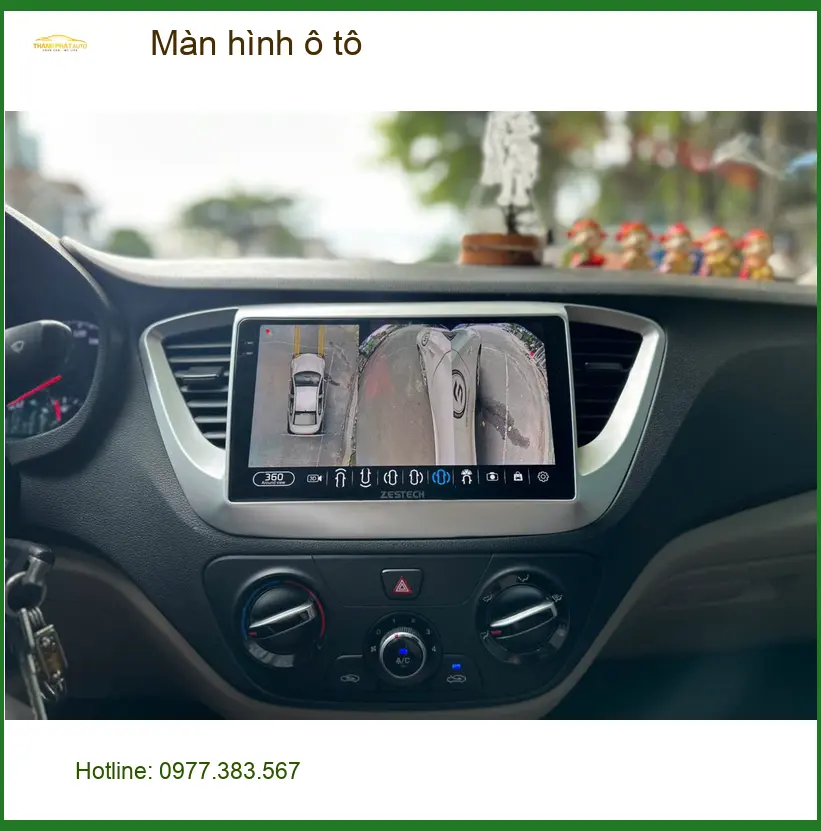 Anh Tuấn lắp màn hình ô tô cho Kia K3 tại Quận 9 vì màn zin thiếu tính năng ảnh thực tế 3