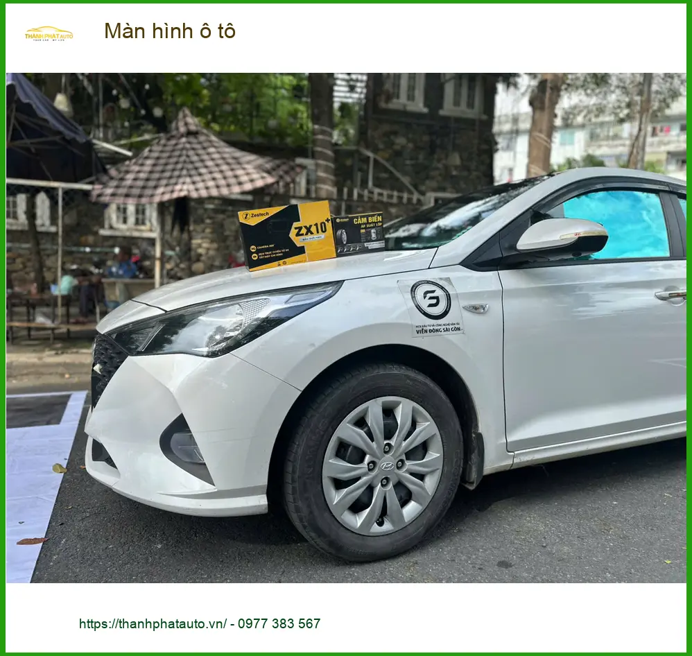Chú Cảnh lắp Màn hình ô tô cho Hyundai Accent tại Quận 11 để xem bản đồ và giải trí tốt hơn ảnh thực tế 2