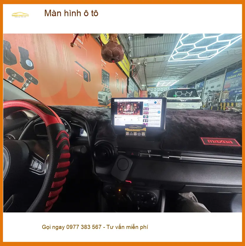 Anh Cường lắp Màn hình ô tô thông minh cho VinFast VF 5 tại Quận 6 vì màn zin thiếu tính năng giải trí