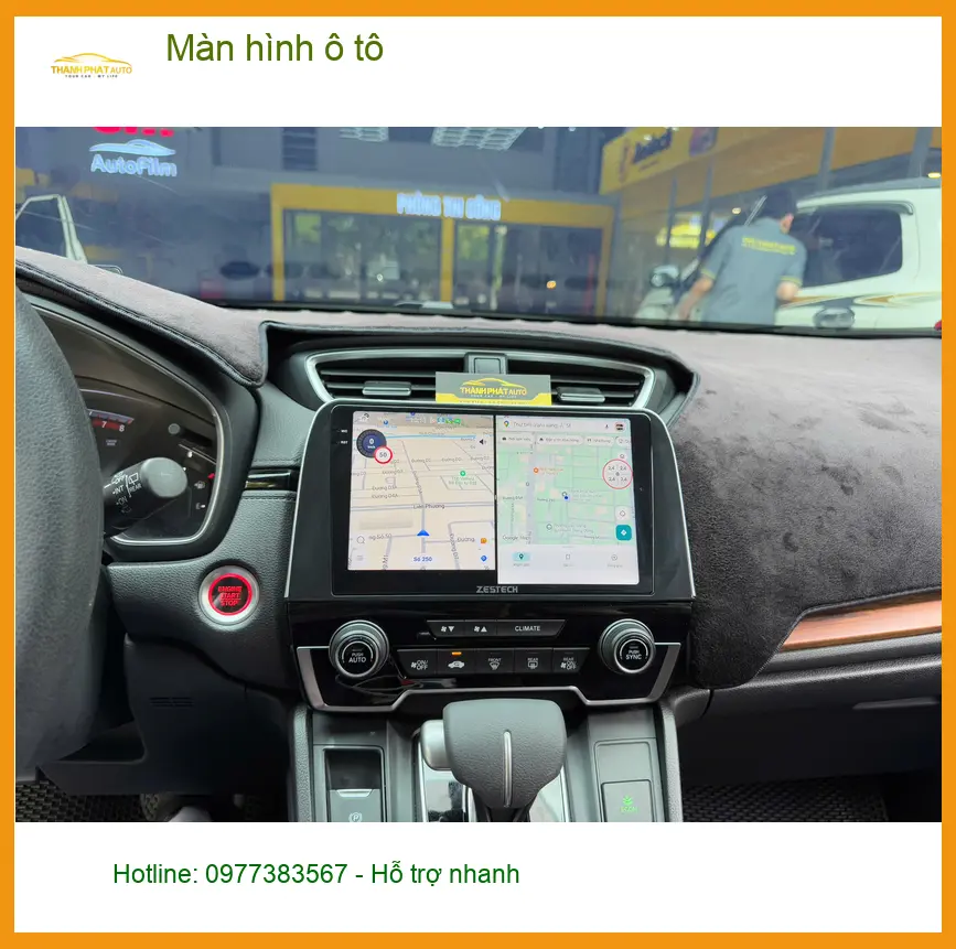 Chú Minh nâng cấp Màn hình ô tô cho Honda CR-V ở Quận 4 vì màn zin quá lỗi thời ảnh thực tế 5