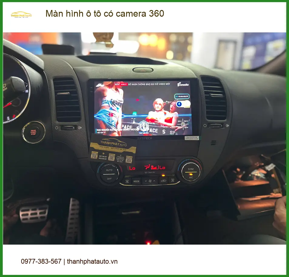 Anh Thắng lắp màn hình ô tô có camera 360 cho Hyundai Accent tại Quận 4 ảnh thực tế 2