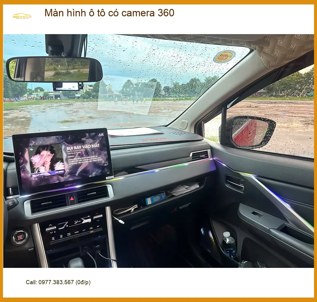 Anh Bảo lắp Màn hình ô tô có camera 360 cho Hyundai Accent tại Quận 12 ảnh thực tế 3