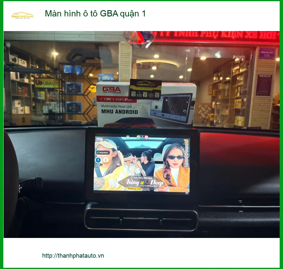 Nơi Lắp Màn Hình Android Ô Tô hình ô tô GBA quận 1 - Giá Tốt TPHCM