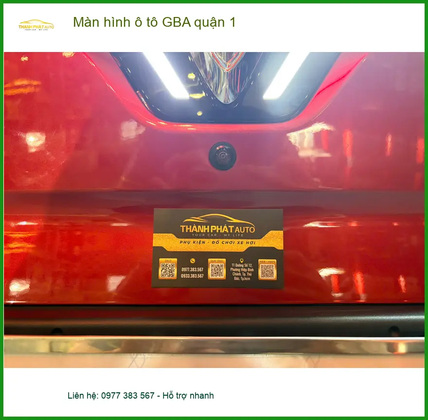 Nơi Lắp Màn Hình Android Ô Tô hình ô tô GBA quận 1 - Giá Tốt TPHCM ảnh thực tế 2