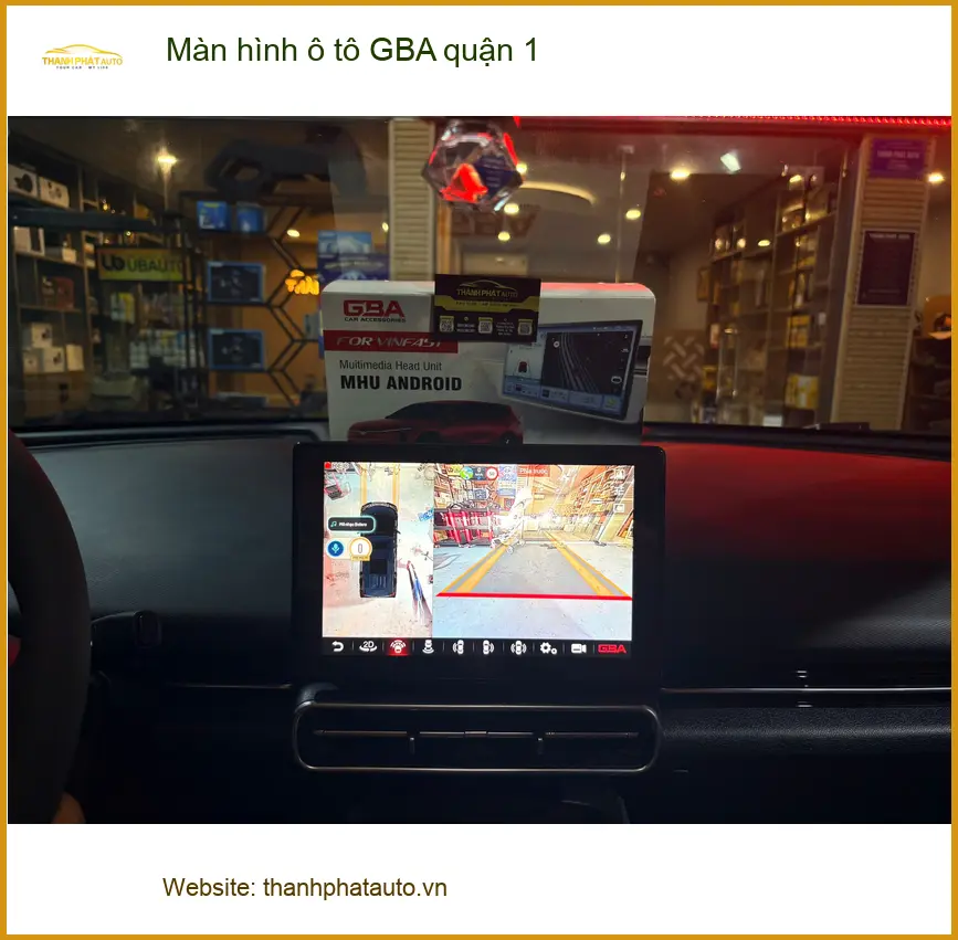 Nơi Lắp Màn Hình Android Ô Tô hình ô tô GBA quận 1 - Giá Tốt TPHCM ảnh thực tế 3