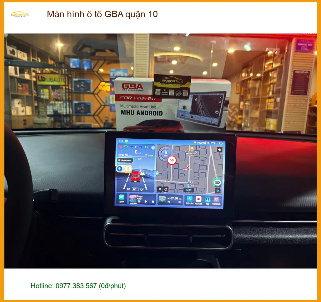 Trung Tâm Lắp Màn Hình Android Ô Tô hình ô tô GBA quận 10 - Lắp Đặt Uy Tín TPHCM ảnh thực tế 3