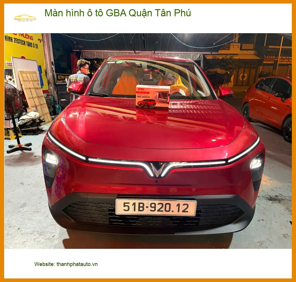 Nơi Lắp Màn Hình Android Ô Tô hình ô tô GBA Quận Tân Phú - Giá Tốt TPHCM ảnh thực tế 2