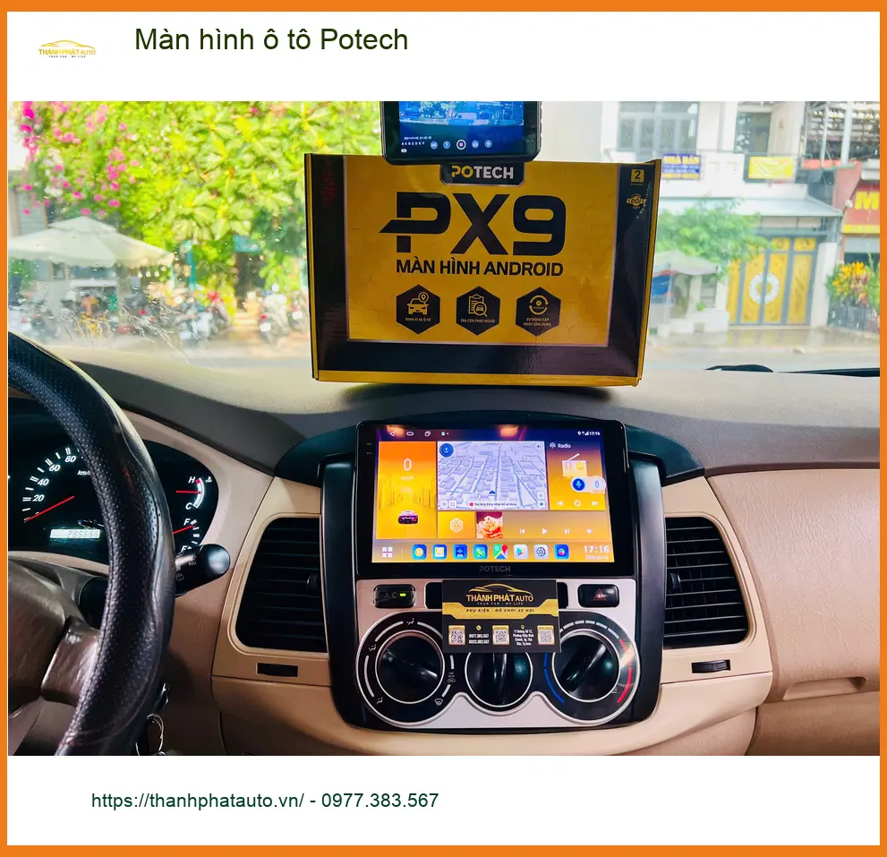 Chú Tấn lắp màn hình ô tô Potech cho Honda CR-V tại Quận 12 ảnh thực tế 2