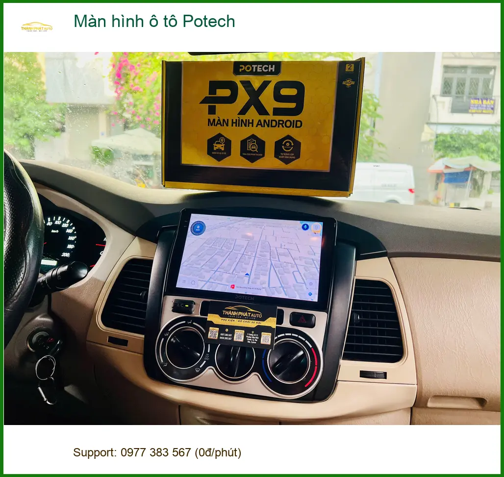 Chú Tấn lắp màn hình ô tô Potech cho Honda CR-V tại Quận 12 ảnh thực tế 3