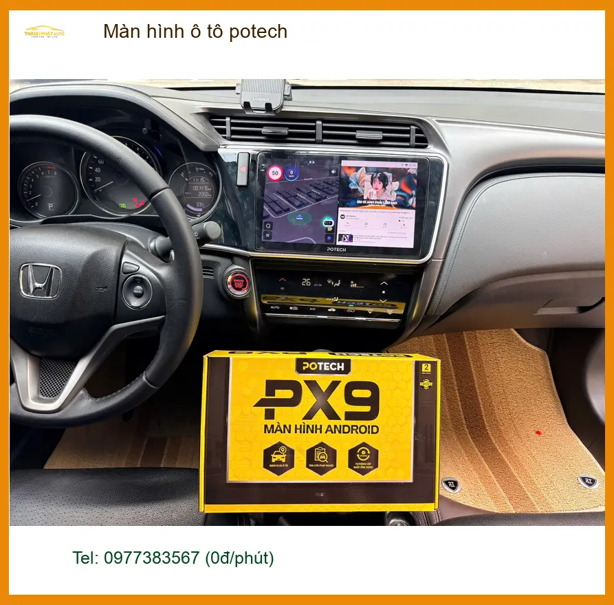 Anh Khang lắp màn hình Potech cho Hyundai Accent ở Thủ Đức: Nâng tầm giải trí ảnh thực tế 4