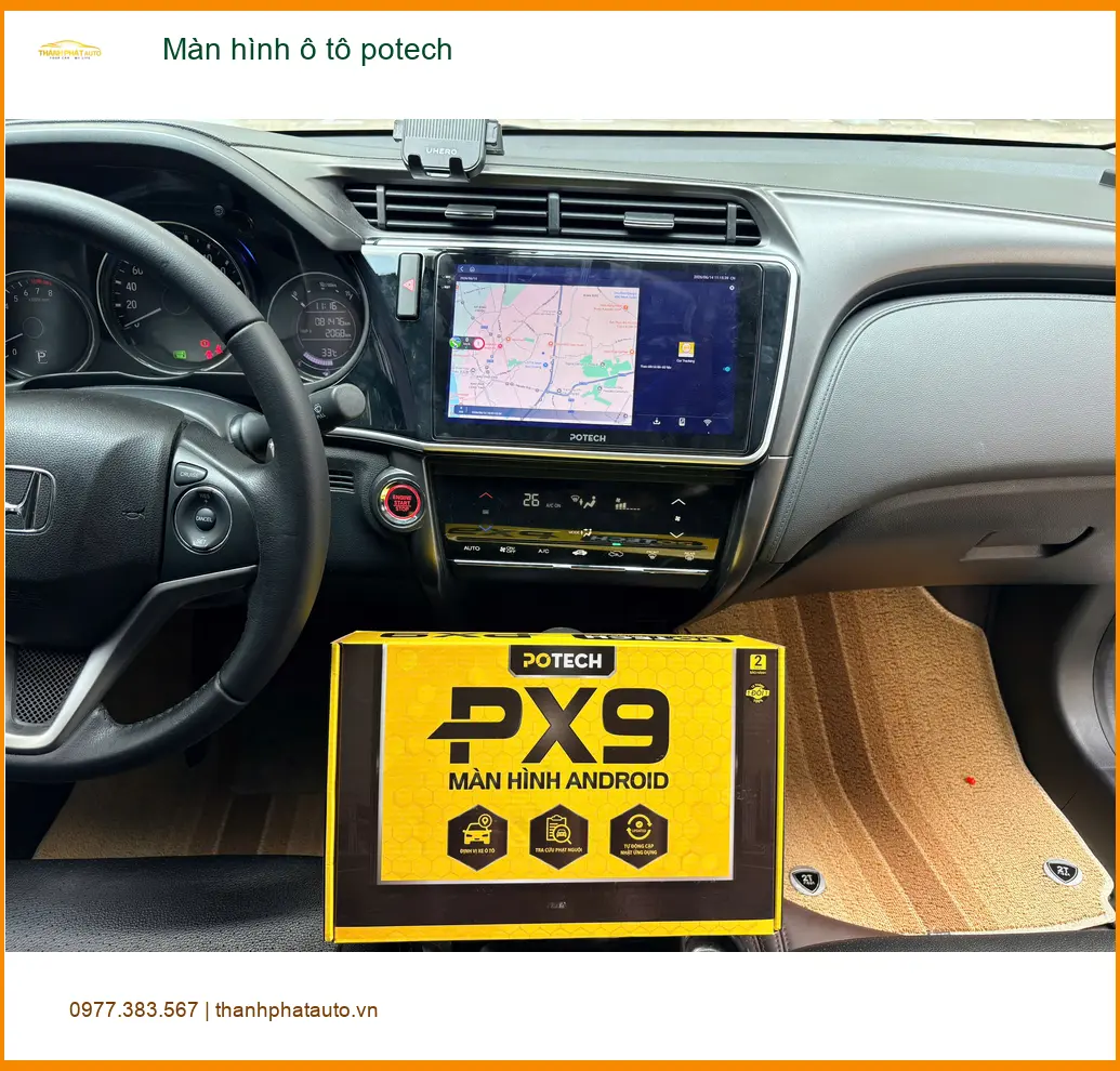 Anh Khang lắp màn hình Potech cho Hyundai Accent ở Thủ Đức: Nâng tầm giải trí ảnh thực tế 5