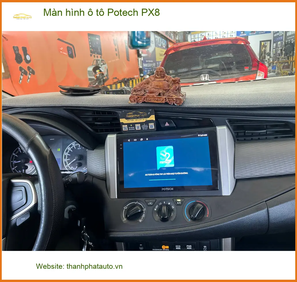Chú Cường lắp Màn hình ô tô Potech PX8 cho Mazda CX5 tại Quận Thủ Đức. ảnh thực tế 2
