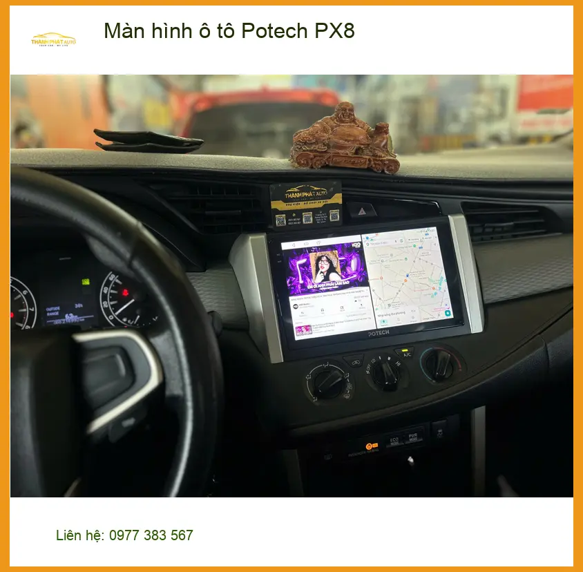 Chú Cường lắp Màn hình ô tô Potech PX8 cho Mazda CX5 tại Quận Thủ Đức. ảnh thực tế 4