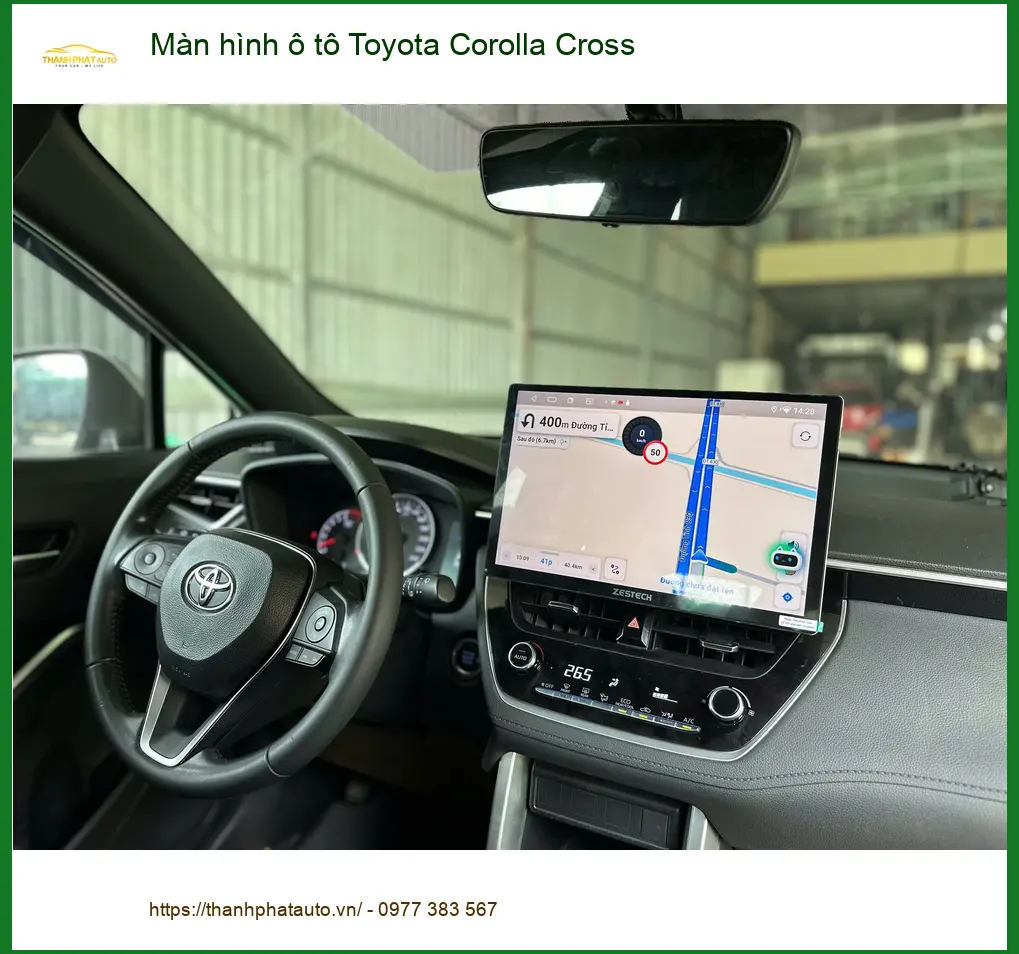 Anh Phi Long lắp màn hình ô tô Toyota Corolla Cross Quận Bình Thạnh ảnh thực tế 2