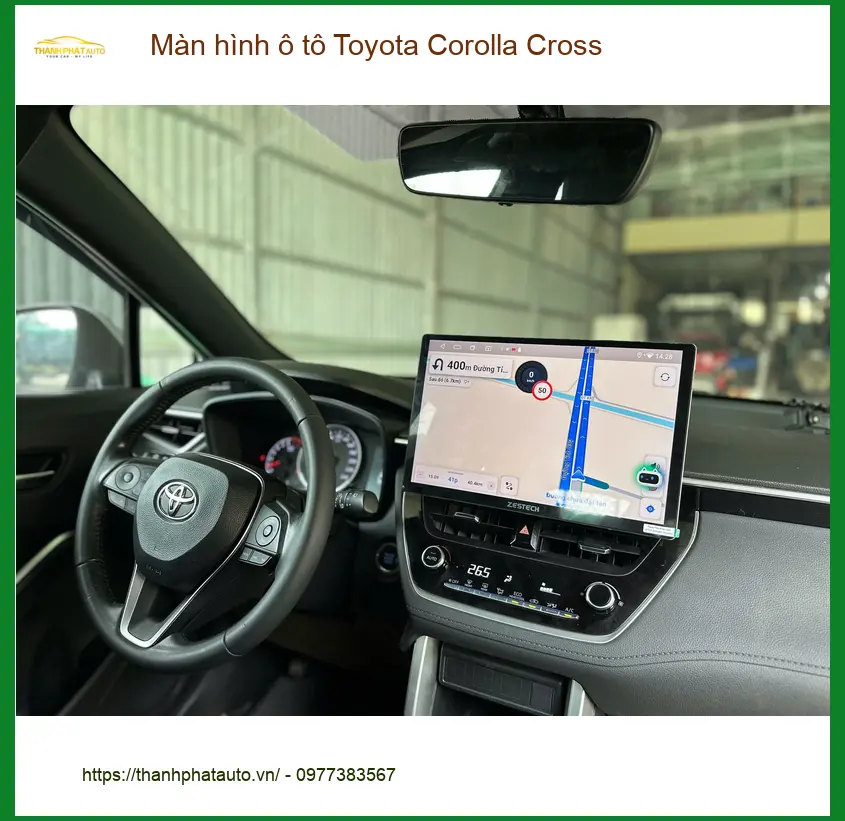 Anh Quang lắp màn hình ô tô Toyota Corolla Cross tại Quận 12 để nâng tầm trải nghiệm lái xe ảnh thực tế 3
