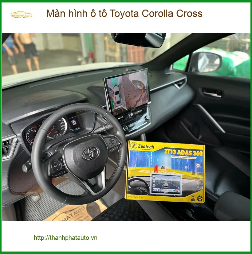 Anh Quang lắp màn hình ô tô Toyota Corolla Cross tại Quận 12 để nâng tầm trải nghiệm lái xe ảnh thực tế 4