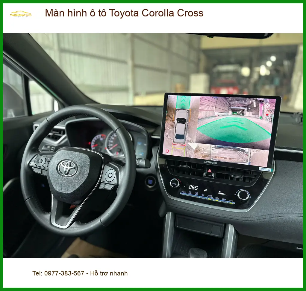 Anh Quang lắp màn hình ô tô Toyota Corolla Cross tại Quận 12 để nâng tầm trải nghiệm lái xe ảnh thực tế 5