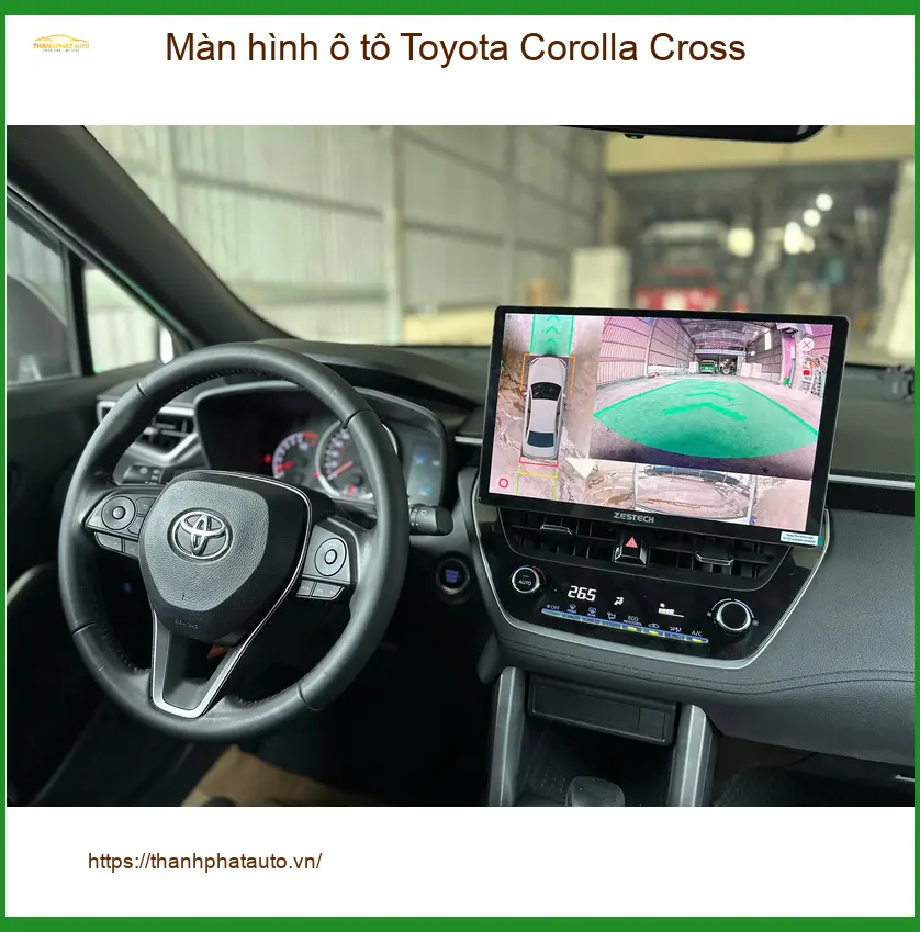 Anh Tùng lắp màn hình ô tô Toyota Corolla Cross tại Quận 9 để nâng cao trải nghiệm lái ảnh thực tế 3