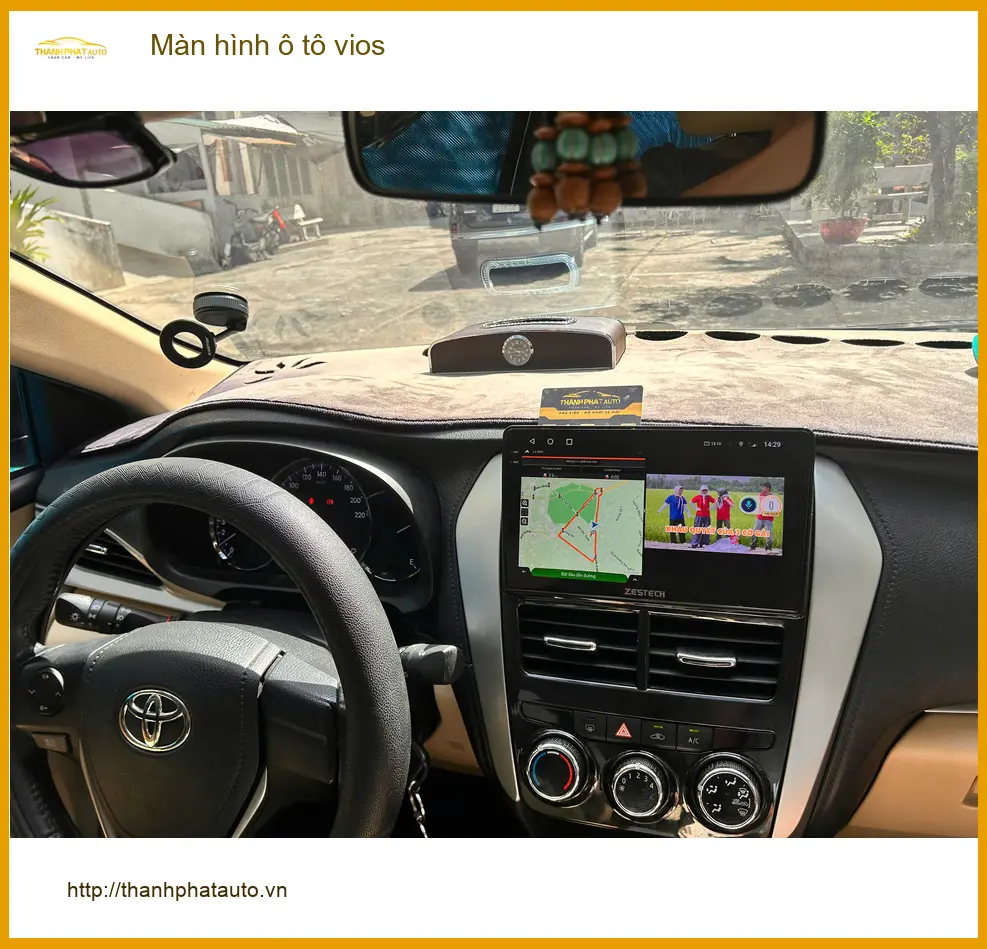 Anh Bách lắp màn hình Android Vios tại Quận 9 để nâng cấp tính năng giải trí ảnh thực tế 4