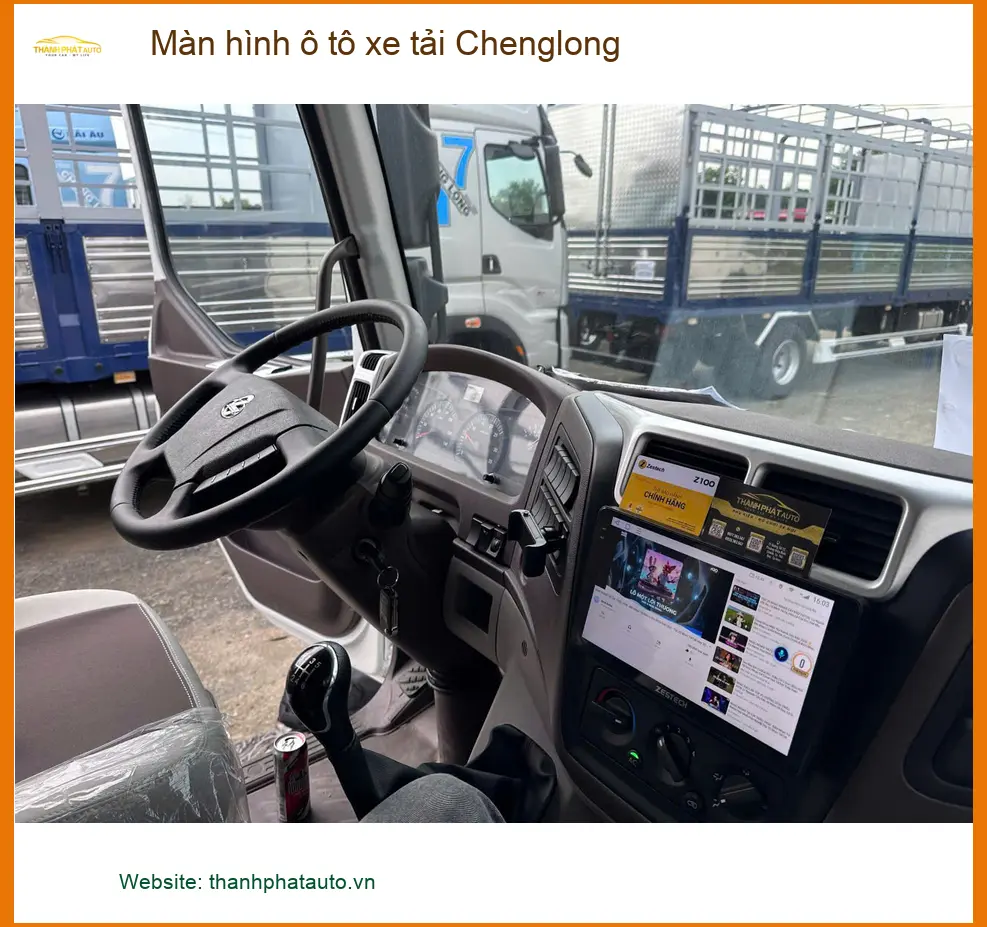 Anh Lâm lắp màn hình ô tô Chenglong tại Quận 12 an toàn và tiện ích ảnh thực tế 2