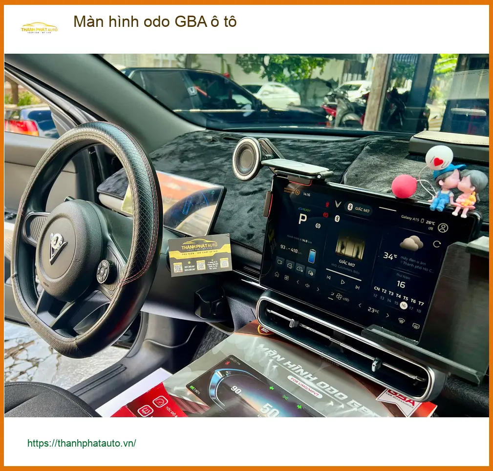 Anh Bách lắp màn hình ODO GBA ô tô cho Mazda 3 tại Hóc Môn tiện lợi ảnh thực tế 2